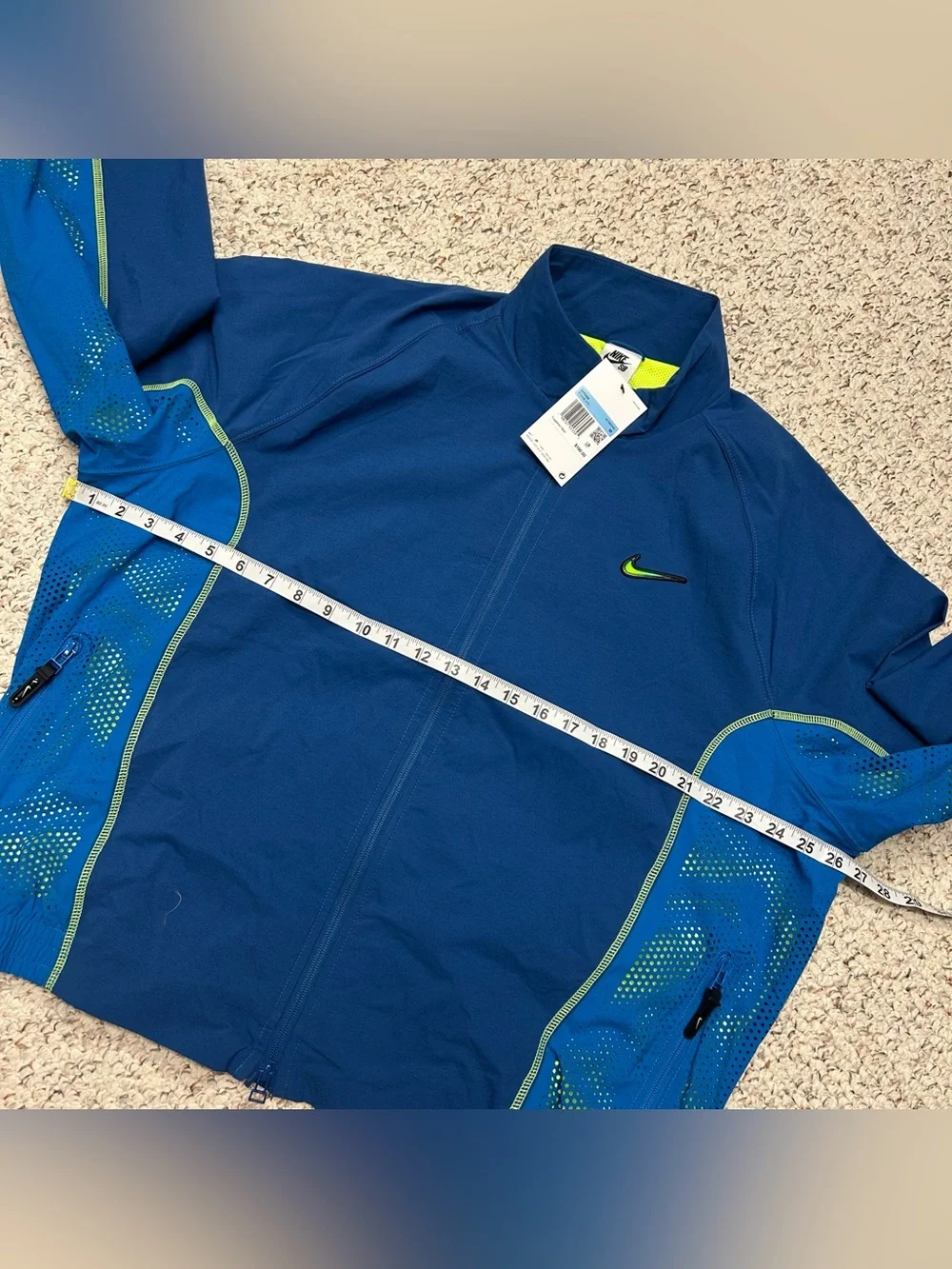 Nike Mens SB Ishod Track Jacket Court Blue IF0438-476 Size Medium NWT Ishod Wair